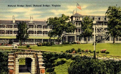 Natural Bridge Hotel - Virginia VA Postcard