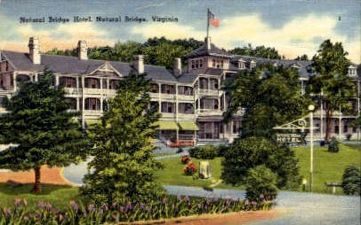 Natural Bridge Hotel - Virginia VA Postcard