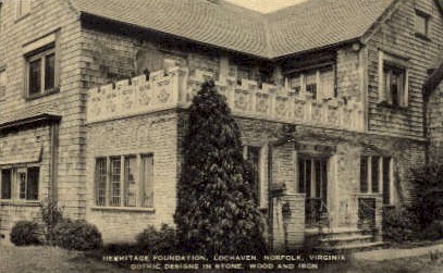 Hermitage Foundation - Norfolk, Virginia VA Postcard