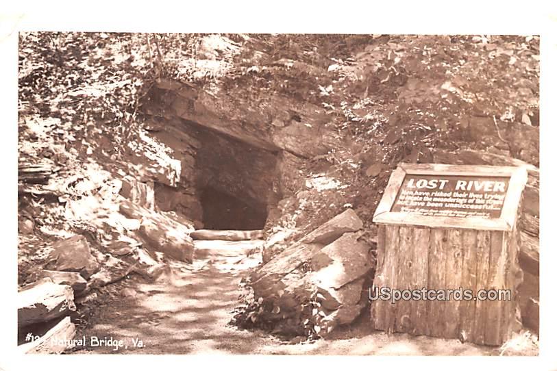 Lost River - Natural Bridge, Virginia VA Postcard