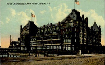 Hotel Chamberlin - Old Point Comfort, Virginia VA Postcard