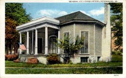 General Lee Headquarters - Petersburg, Virginia VA Postcard