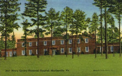Henry County Memorial Hospital - Martinsville, Virginia VA Postcard