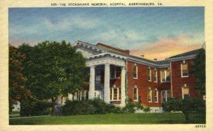 Rockingham Memorial Hospital - Harrisonburg, Virginia VA Postcard