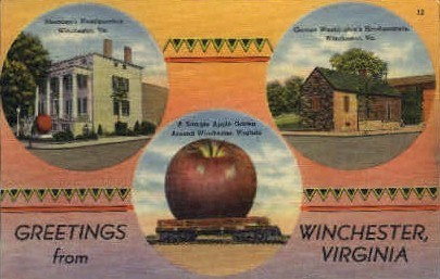 George Washington's Headquarters - Winchester, Virginia VA Postcard