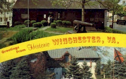 Greetings From - Winchester, Virginia VA Postcard