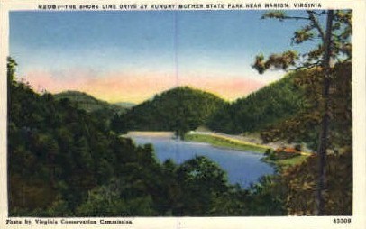 Hungry Mother State Park - Marion, Virginia VA Postcard