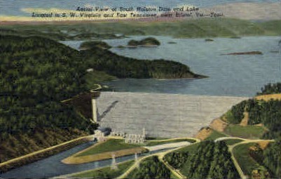 South Holston Dam & Lake - Bristol, Virginia VA Postcard