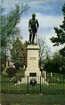 Tomb of Stonewall Jackson - Lexington, Virginia VA Postcard