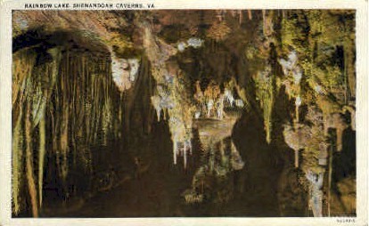 Rainbow Lake - Shenandoah Caverns, Virginia VA Postcard