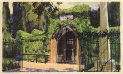Tomb of Washington - Mt Vernon, Virginia VA Postcard