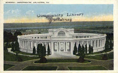 Memorial Amphitheatre - Arlington, Virginia VA Postcard