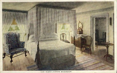 The Washington Bedroom - Mt Vernon, Virginia VA Postcard