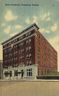 Hotel Petersburg - Virginia VA Postcard