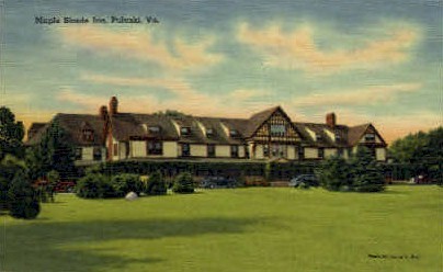 Maple Shade Inn - Pulaski, Virginia VA Postcard