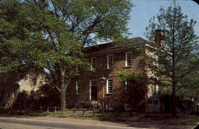 The Ludwell-Parsdise House - Williamsburg, Virginia VA Postcard