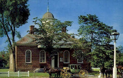 Old Court House - Williamsburg, Virginia VA Postcard