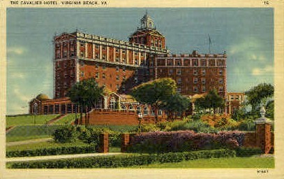 The Cavalier Hotel - Virginia Beach Postcards, Virginia VA Postcard