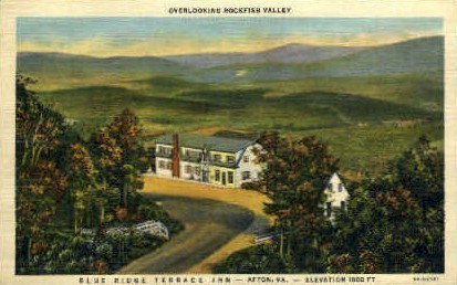 Blue Ridge Terrace Inn - Afton, Virginia VA Postcard