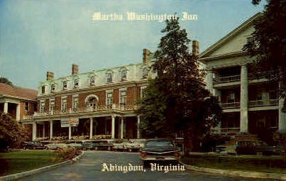 Martha Washington Inn - Abingdon, Virginia VA Postcard