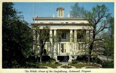 The White House of the Confederacy - Richmond, Virginia VA Postcard