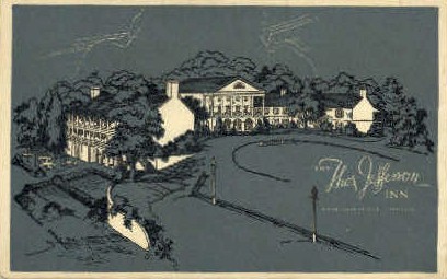 Thos. Jefferson Inn - Charlottesville, Virginia VA Postcard