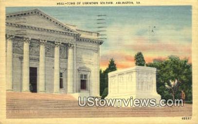 Tomb Of Unknown Soldier - Arlington, Virginia VA Postcard