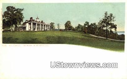 The Home Of Washington  - Mount Vernon, Virginia VA Postcard