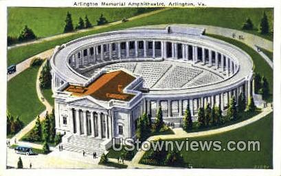 Arlington Memorial Amphitheatre  - Virginia VA Postcard
