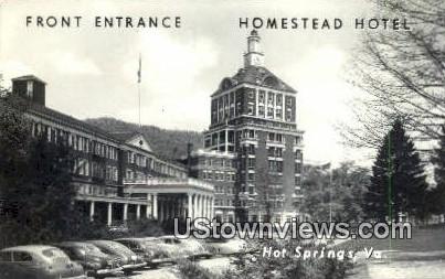 Homestead Hotel  - Hot Springs, Virginia VA Postcard