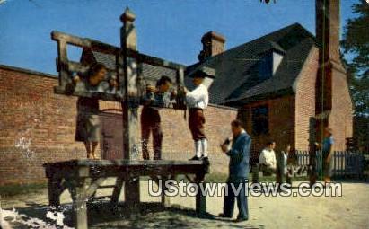 Public Gaol  - Williamsburg, Virginia VA Postcard