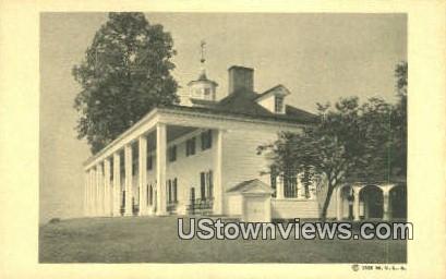 Mansion  - Mount Vernon, Virginia VA Postcard