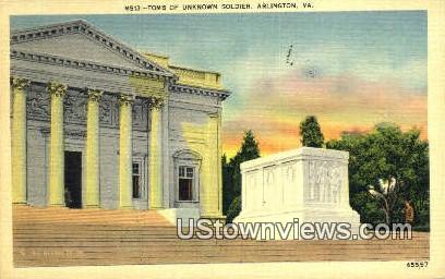Tomb Of Unknown Soldier - Arlington, Virginia VA Postcard