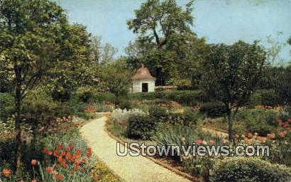 The Flower Garden  - Mount Vernon, Virginia VA Postcard