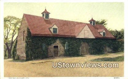 Barn  - Mount Vernon, Virginia VA Postcard