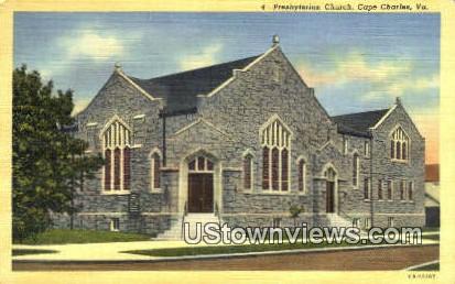 Presbyterian Church  - Cape Charles, Virginia VA Postcard