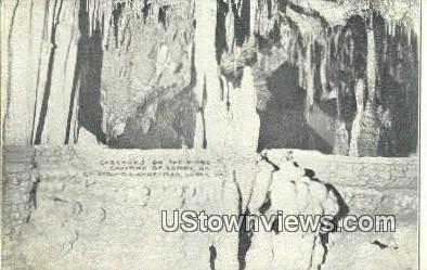 Cascades On The Shrine  - Caverns Of Luray, Virginia VA Postcard