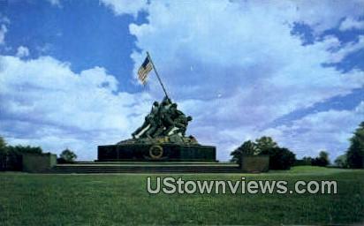 Us Marine Corps War Memorial  - Arlington, Virginia VA Postcard