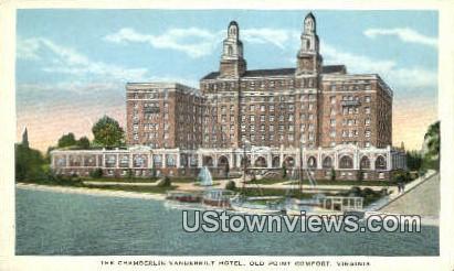 The Chamberlin Vanderbilt Hotel  - Old Point Comfort, Virginia VA Postcard