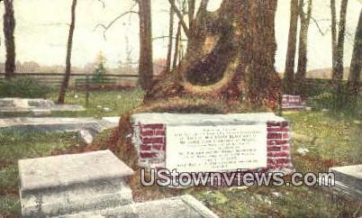 Graveyard At Jamestown  - Virginia VA Postcard