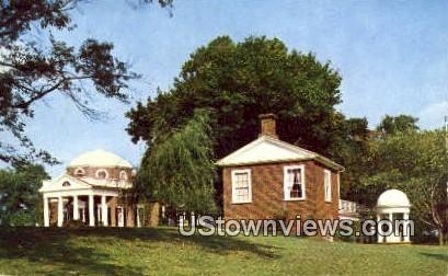 Monticello  - Charlottesville, Virginia VA Postcard