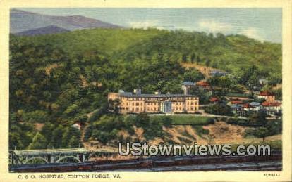 C And O  - Clifton Forge, Virginia VA Postcard