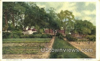 Kitchen Garden  - Mount Vernon, Virginia VA Postcard