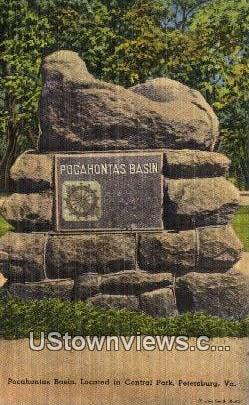 Pocahontas Basin  - Petersburg, Virginia VA Postcard