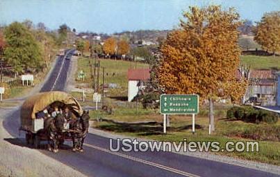 The Last Wagon West  - Providence Forge, Virginia VA Postcard