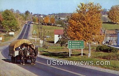 The Last Wagon West  - Providence Forge, Virginia VA Postcard