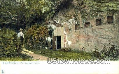 Cornwallis Cave - Yorktown, Virginia VA Postcard