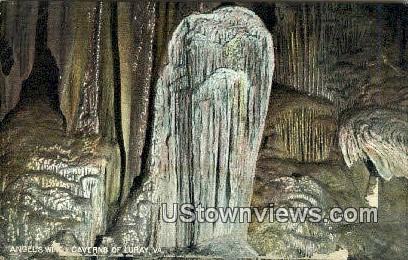 Angels Wing Caverns - Luray, Virginia VA Postcard