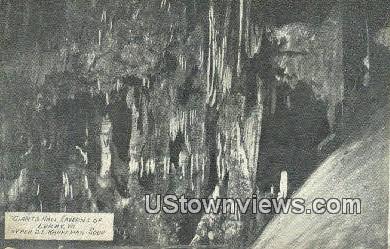 Grants Hall Caverns - Luray, Virginia VA Postcard