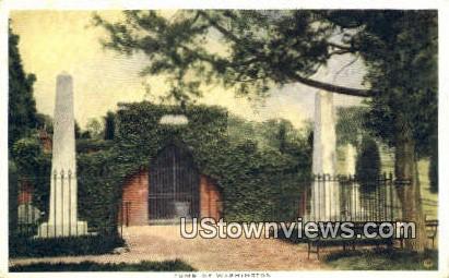 Tomb Of Washington  - Mount Vernon, Virginia VA Postcard